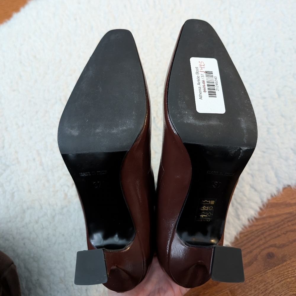 NOMIA Athena Ankle Boot in Prune 37 New In Box - Picture 14 of 16